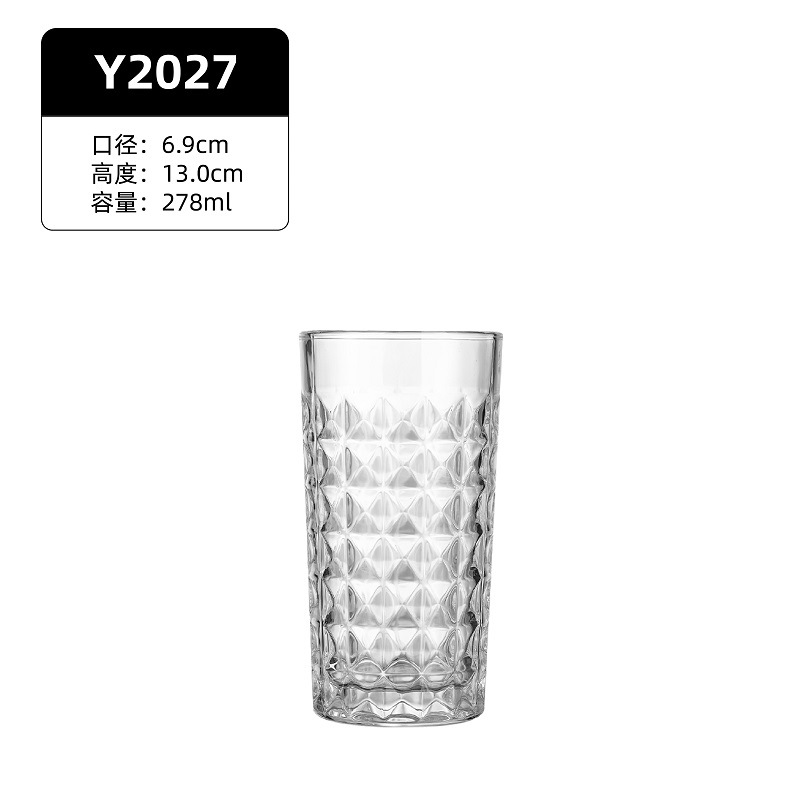 Vasos de vidrio para whisky y cócteles diseño clásico nórdico de lujo ligero