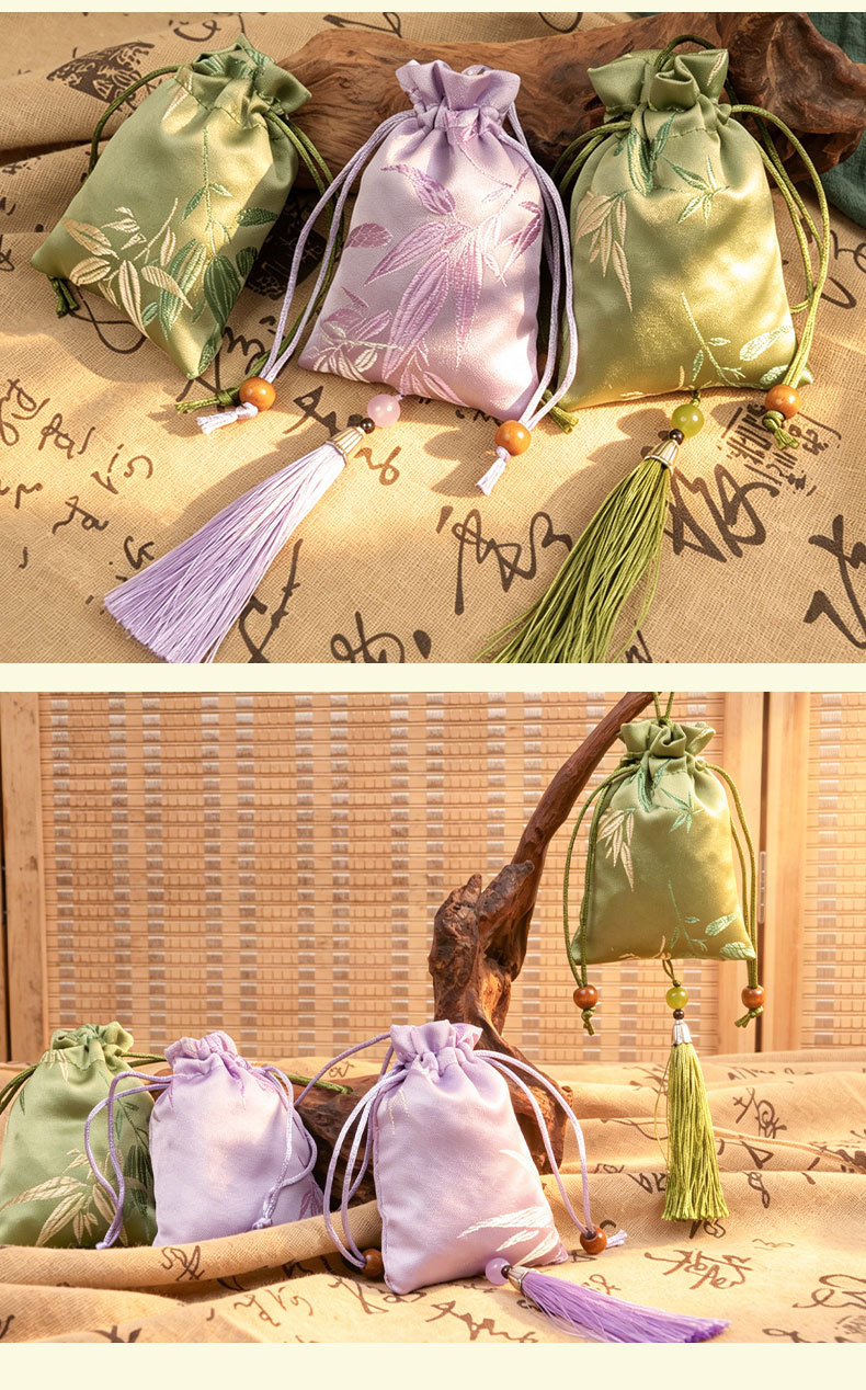 Herbal Sachet Ai Ye Xiang Mao 艾草香茅 Mugwort Lemongrass Fragrance Bag for Home and Travel details