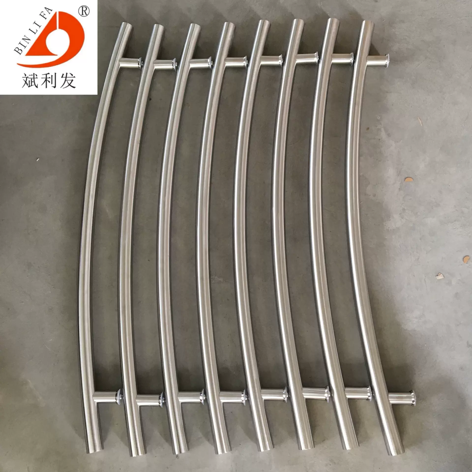 机械门把手 医院门拉手 弧形拉手单支