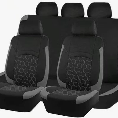 Universal seat cover — Elastic Fabric Embroidered Football