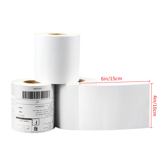 Three-proof thermal paper 100x 150 adhesive label paper express surface single printing paper price bar code blank sticker