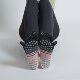 Autumn new color matching backless five-toe yoga socks women's professional non-slip fitness socks sports Pilates dance dedicated