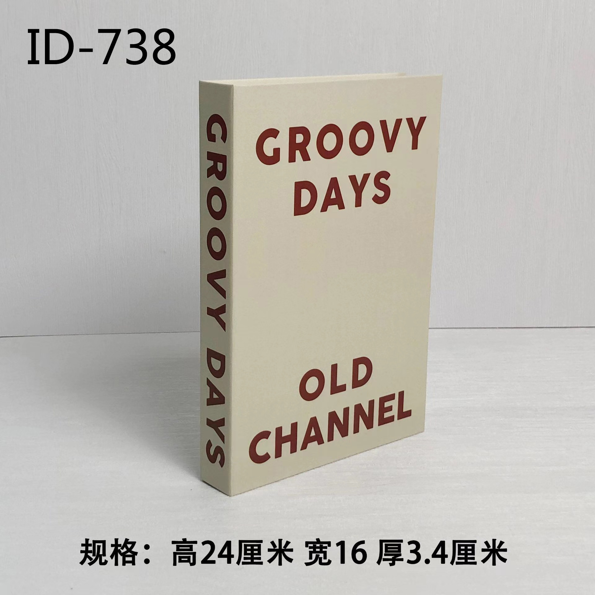 Libros falsos plegables estilo nórdico/INS, props de fotografía, decoración suave, muestra de fábrica