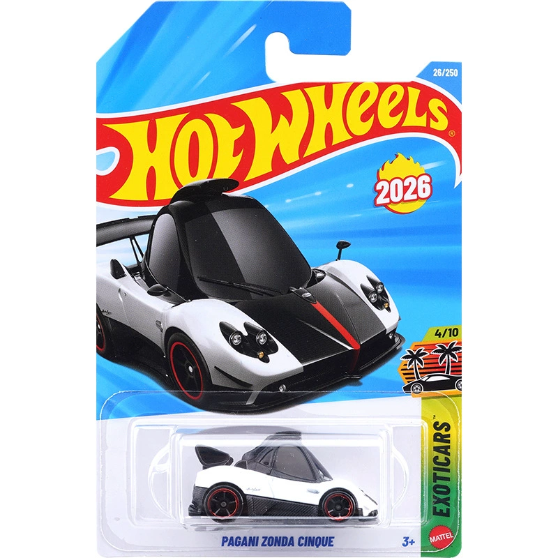 Гоночная модель машины из сплава Hot Wheels C4982 Puka 2026B McLaren F1 Ferrari Pagani Porsche Bugatti