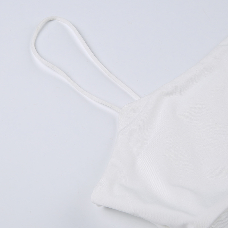 Women Streetwear Special Mesh See through Stitching Hollow Out Cutout Backless Sexy Sling Jumpsuit Summer