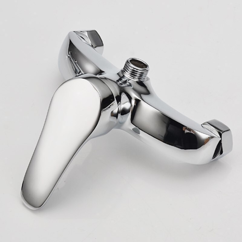Copper faucet household engineering school solar mixing valve bathroom gym bathroom two-joint shower faucet