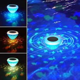 太阳能漂浮泳池灯LED池塘灯喷泉灯庭院装饰灯景观灯潜水灯水漂灯
