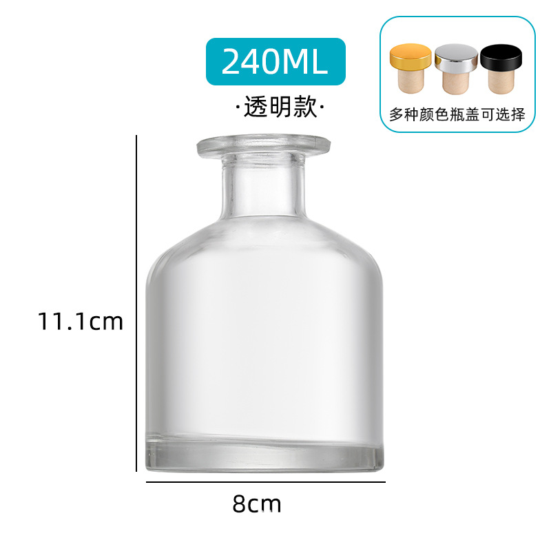 250ml 투명 모델(캡 제외);.