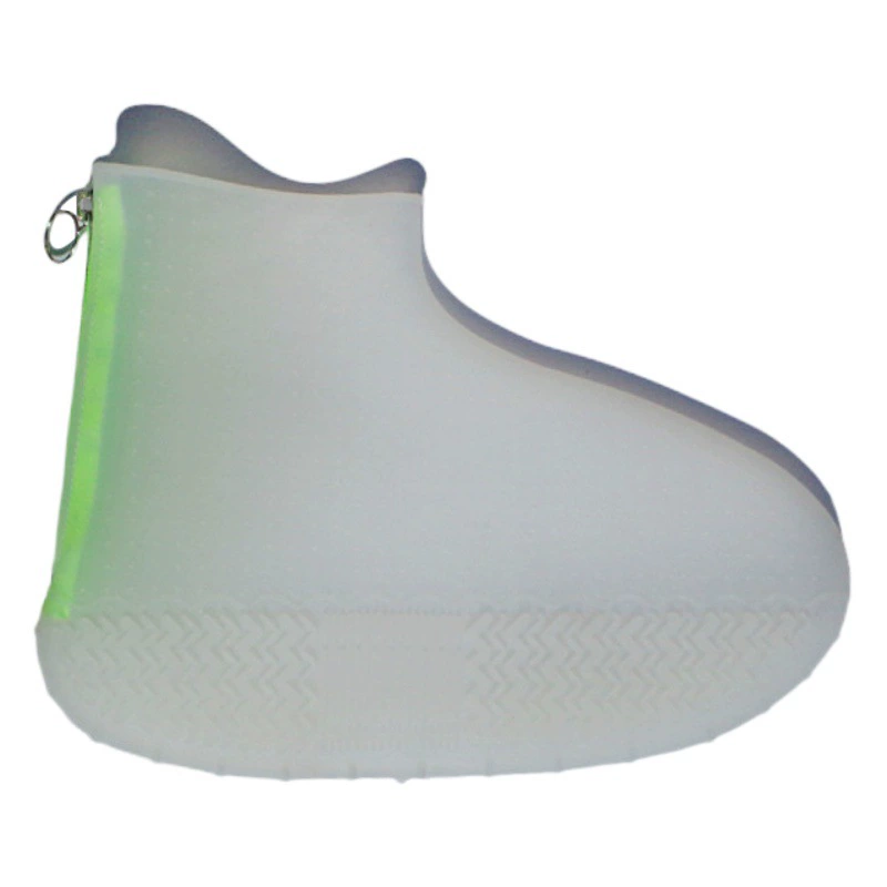 Высокие водонепроницаемые чехлы на обувь на молнии, противоскользящие, непромокаемые, морозостойкие, легко надевать и снимать, универсальные силиконовые чехлы для обуви для мужчин, женщин и детей, противоскользящие и водонепроницаемые.