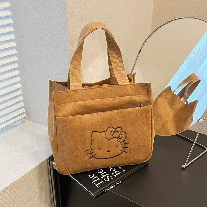 Suede Fashion Lunch Bag Amazon's New Stylish and Versatile Solid Color Shoulder Bag Casual Commuting Handbag