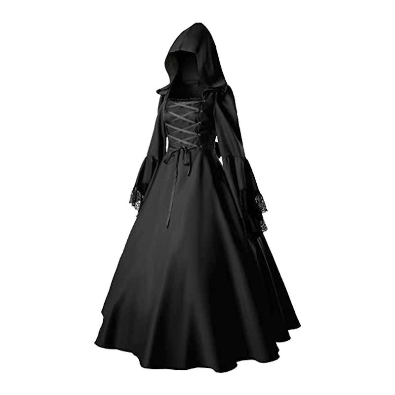 欧米の大きいサイズのゴシック式の長いスカートのルネッサンスのcos服のハロウィンの舞踏会のコスプレの服装の現物|undefined