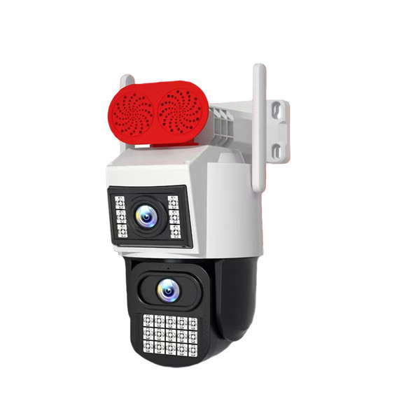 Home Alibaba Cloud Wireless WiFi Surveillance Rotating PTZ Camera Outdoor Waterproof 360-Degree SD Card Slot Full Color Camera