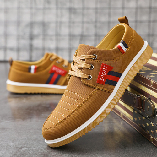 Men's Casual Shoes with Cowhide Sole, Old Beijing Cotton Shoes, Wholesale Breathable and Comfortable Non-Slip Canvas Shoes for Men