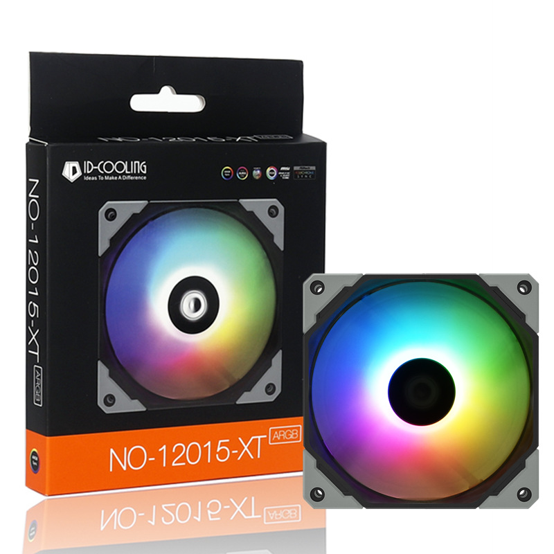 D-COOLINGNO-12015-XT5 VARGBThin Silent5 VColorful Temperature Control Water-cooled Computer Fan
