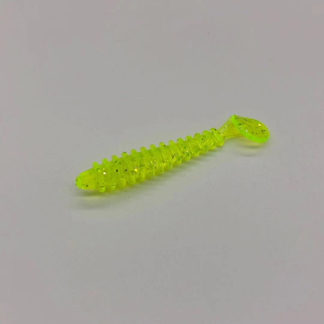 6 Colors Floating Paddle Tail lures soft baits bass trout Fresh Water Fishing Lure