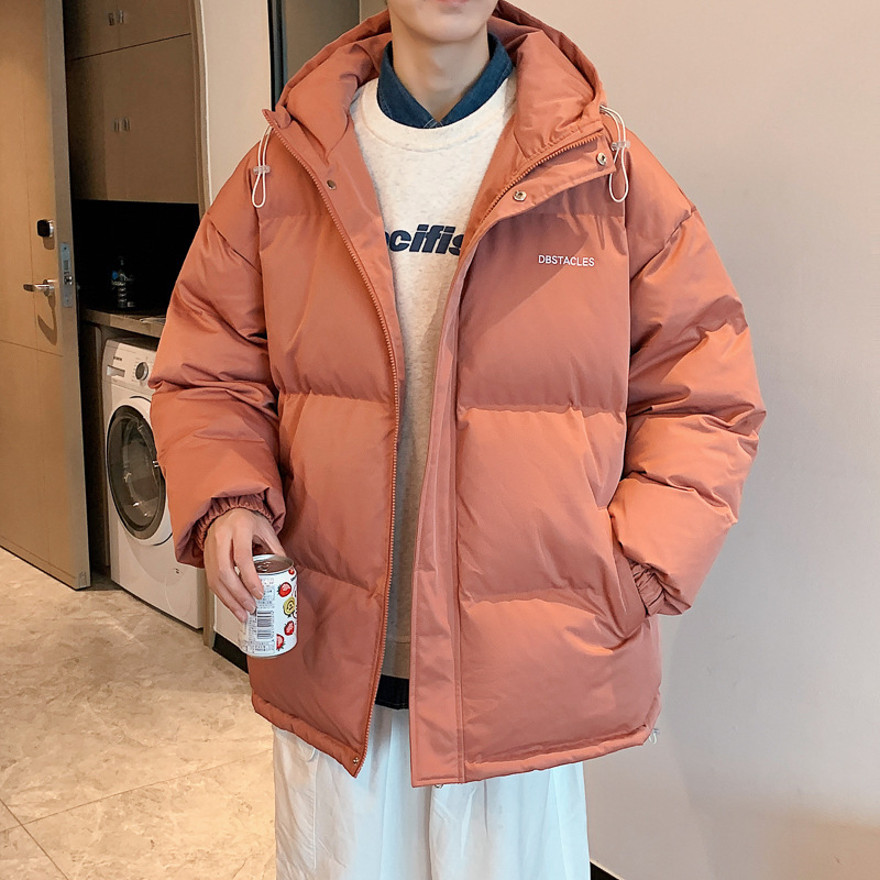 NASA Nombre conjunto de doble cara chaqueta acolchada de algodón para hombres Nueva chaqueta suelta de algodón chaqueta acolchada de algodón abrigo de marca de moda de invierno para hombres chaqueta acolchada de algodón