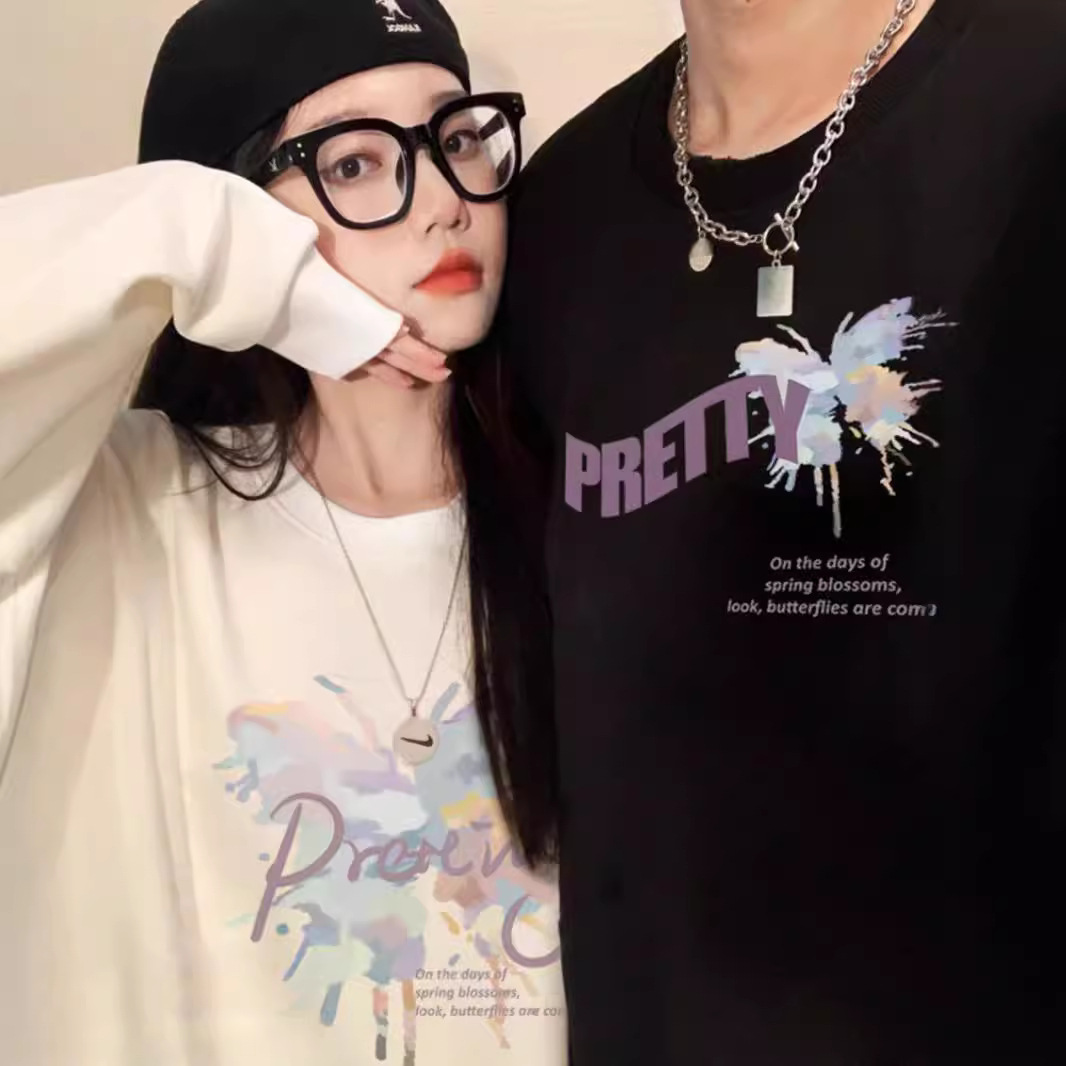 특별한 틈새 연인 의류 2024 새로운 가을 하이 엔드 느낌은 봄과 가을 겨울 코트 옷과 같지 않습니다.