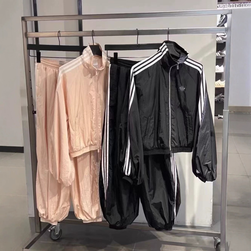 Song Yuqi's same style three-leaf lantern sleeve set, loose jacket for women, woven lantern pants, sports jacket Song Yuqi's same style three-leaf lantern sleeve set, loose jacket for women, woven lantern pants, sports jacket