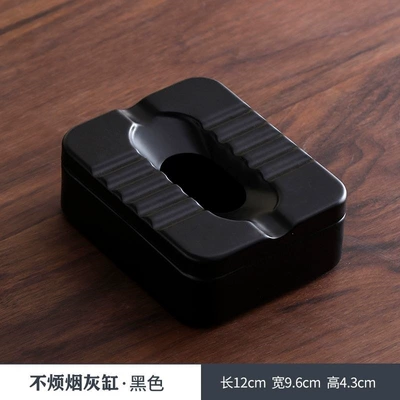 Creative ashtray for home use with Car ashtray - non-irritating-ashtray-black