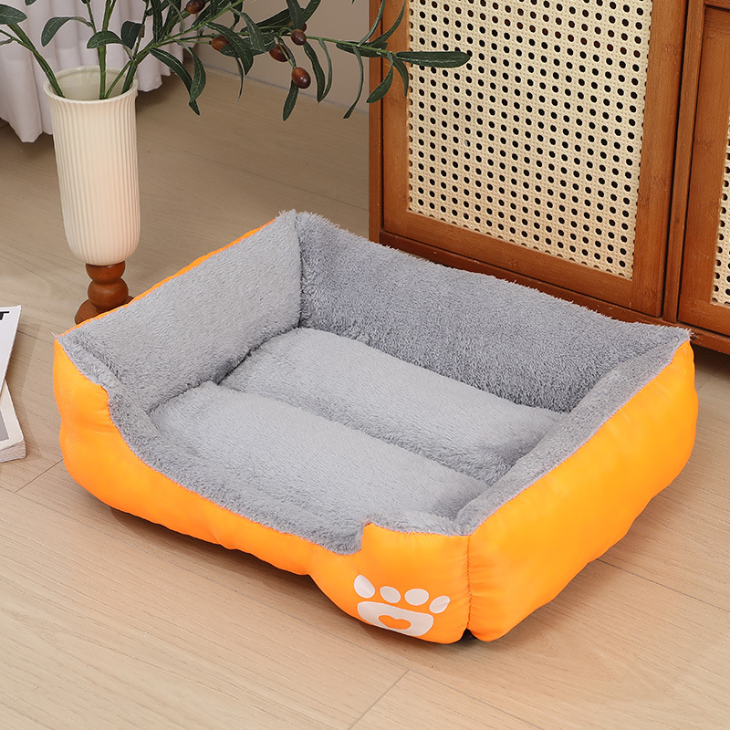 Inventario al por mayor perros de mascotas color caramelo Teddy perros de mascotas cama de perros pequeños y medianos perros de invierno cálidos perros de cama