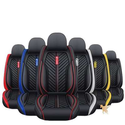 Seat cushion, seat cover: Universal Leather Seat Cover