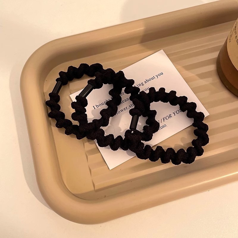 Cuerda para el cabello con cola de caballo alta para mujer 2025 nueva cuerda para el cabello de alta elasticidad y durabilidad para niñas con funda de goma para el cabello