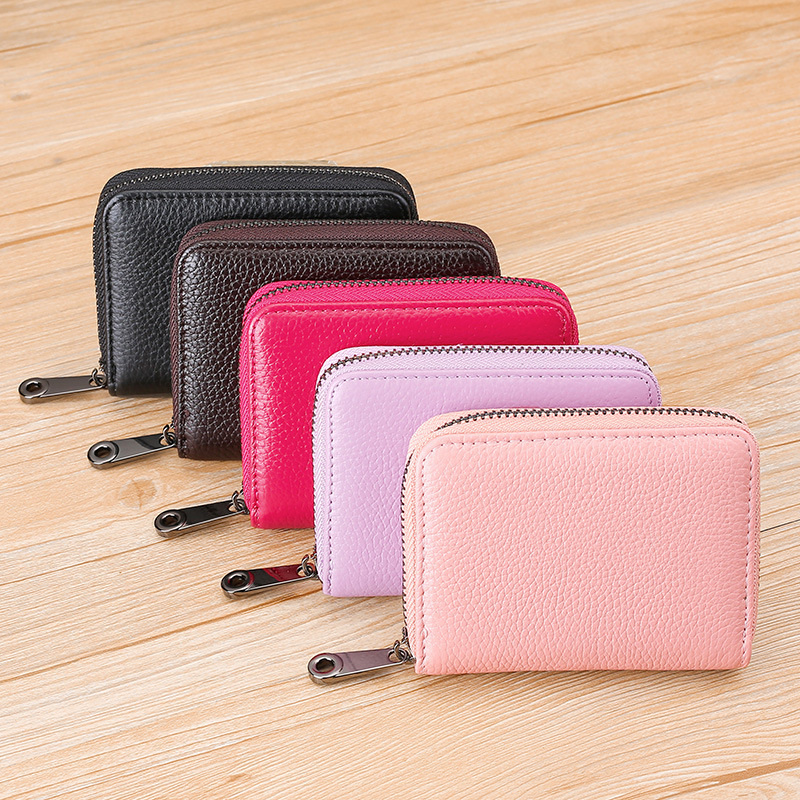 Titular de la tarjeta de la ventana del espejo antirrobo titular de la tarjeta de crédito de gran capacidad de los hombres titular de la tarjeta multi-Tarjeta titular de la licencia de conducir