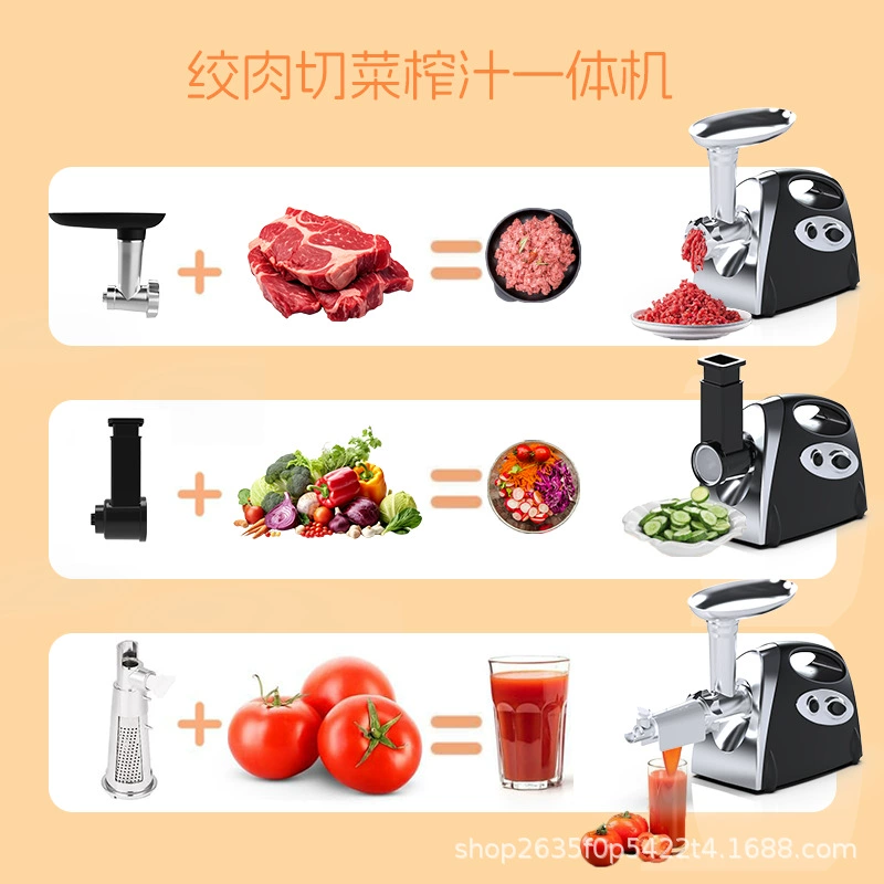 Граница специал supply мясорубка фабричная прямые продажи очиститель мясной, электрический мультифункциональный помол чеснока