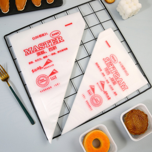Disposable frosting bag plastic cream cake frosting bag cookie piping bag cake mold 100 pieces cream piping