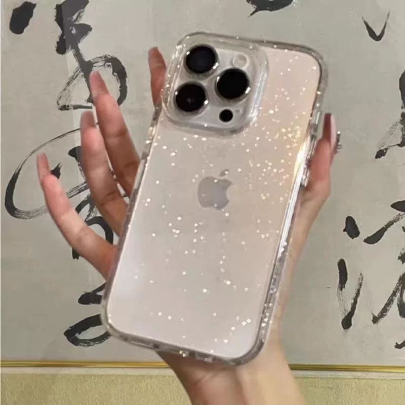 Сумка для телефона (Apple) для серии iPhone 17/16/15, прозрачная или черная, тонкий защитный дизайн
