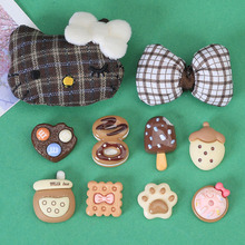 DIY服饰发夹手机壳洞洞鞋箱包配件批发春秋款手工充棉kk蝴蝶结