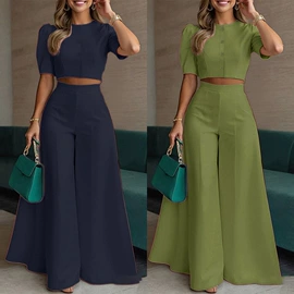 连衣裙;时尚休闲套装;女士连体裤