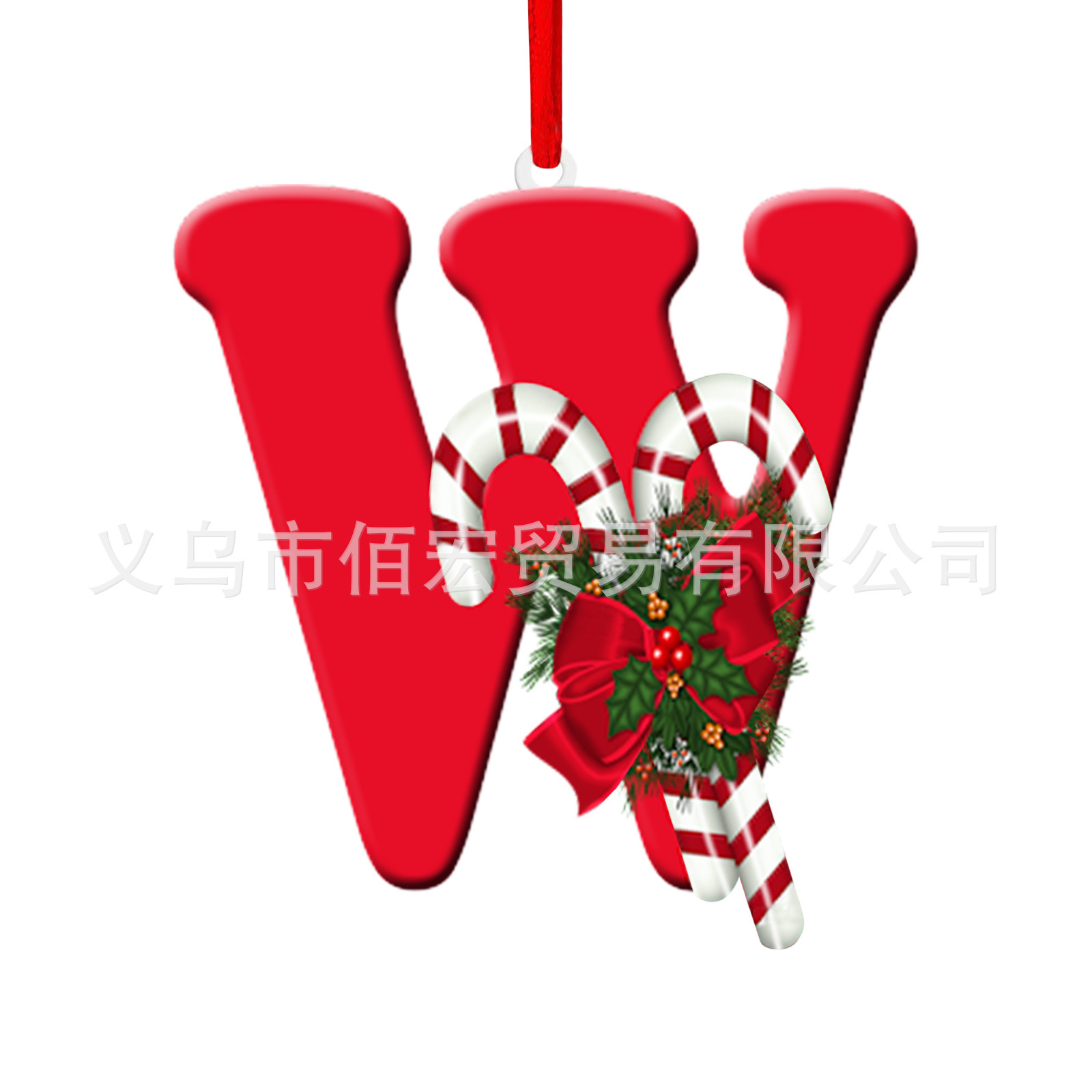 Nuevo alfabeto inglés creativo transfronterizo acrílico plano árbol de Navidad decorativo regalo de decoración de fiesta image 28