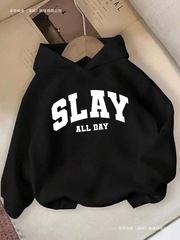 Back To School Teen Girls "SLAY ALL DAY" Casual Letter Print
