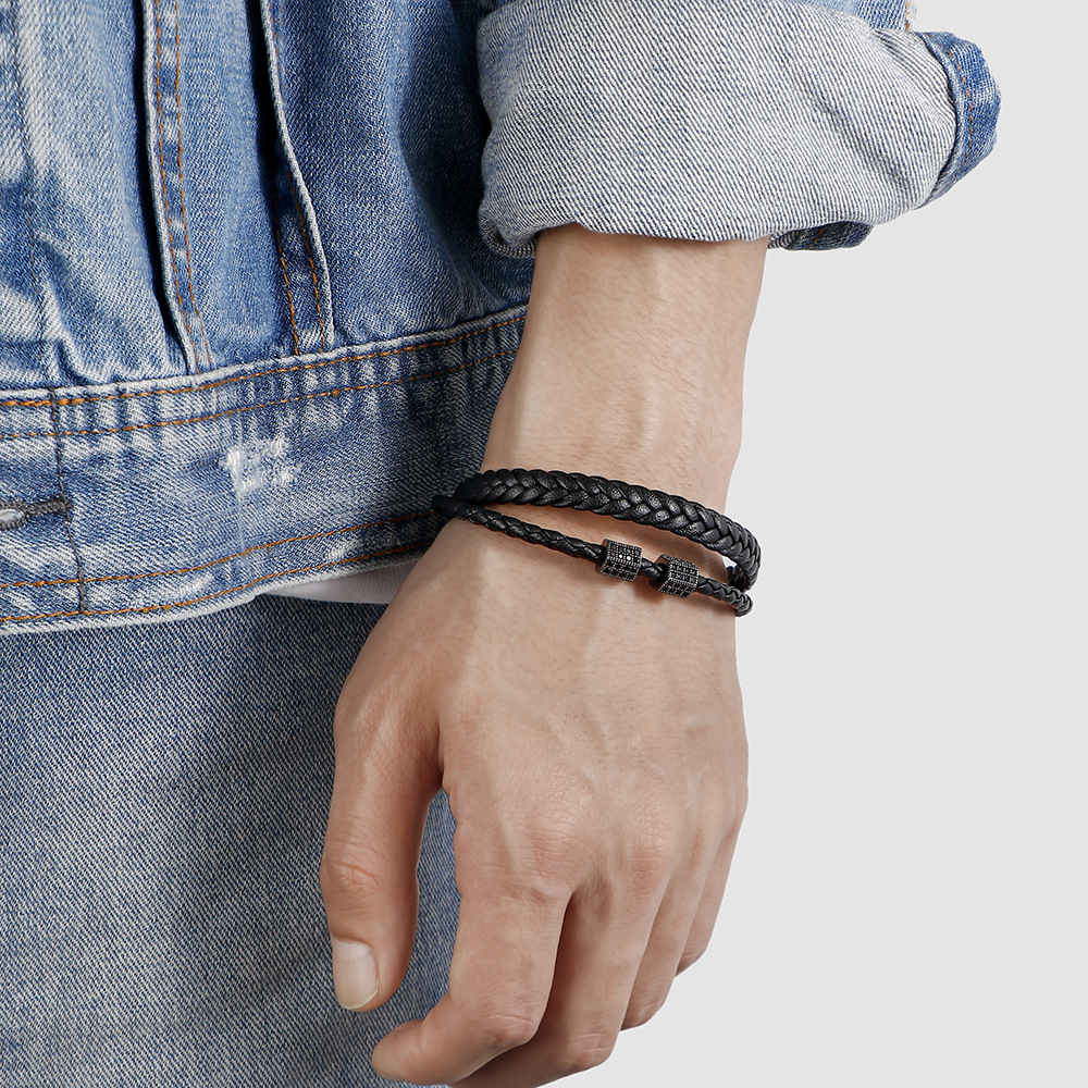 (Wholesale), copper woven design bracelet, jewelry, accessory, European style, light luxury style, high-quality style