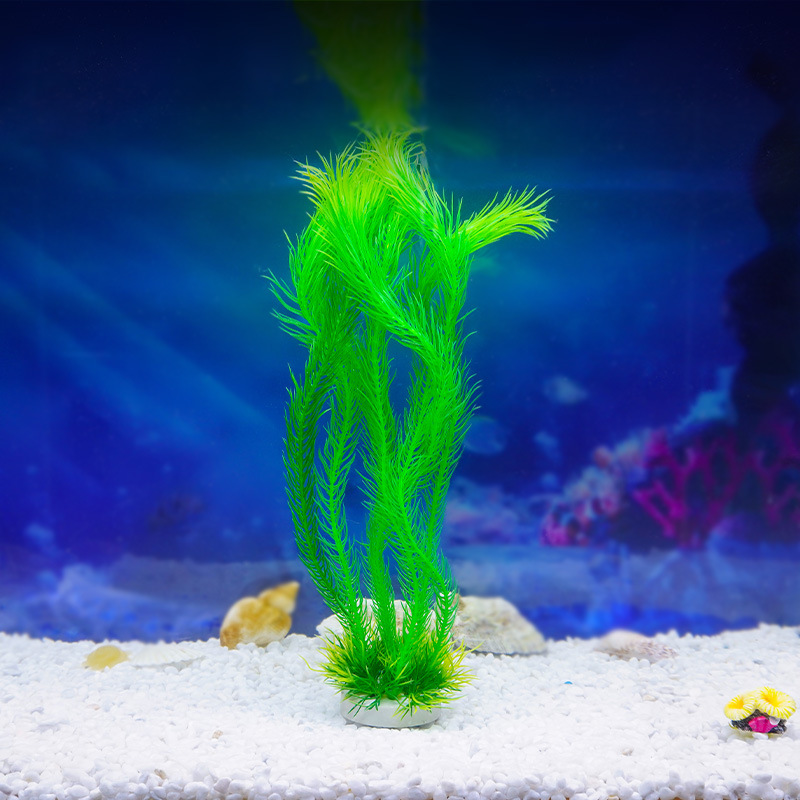 Suministros de flores falsas de paisajismo Simulación de plantas acuáticas al por mayor Especial transfronterizo Simulación de hierba de cola de perro Plástico Flor decorativa de hierba de ciempiés