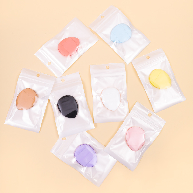 Cojín de aire para dedos al por mayor, soplo de polvo, húmedo y seco, mini corrector de la punta del pulgar, base líquida pequeña, maquillaje con esponja, maquillaje