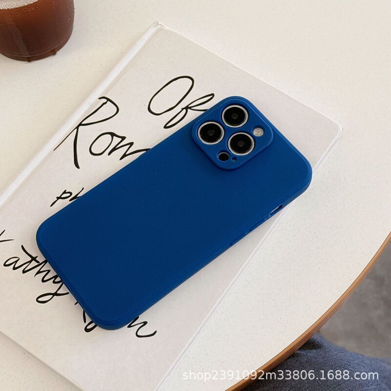 Apple Android ドロップシッピングに適した写真でカスタマイズされたソリッドカラーのストレートエッジ液体携帯電話ケース液体シリコーン携帯電話ソフトケース|undefined