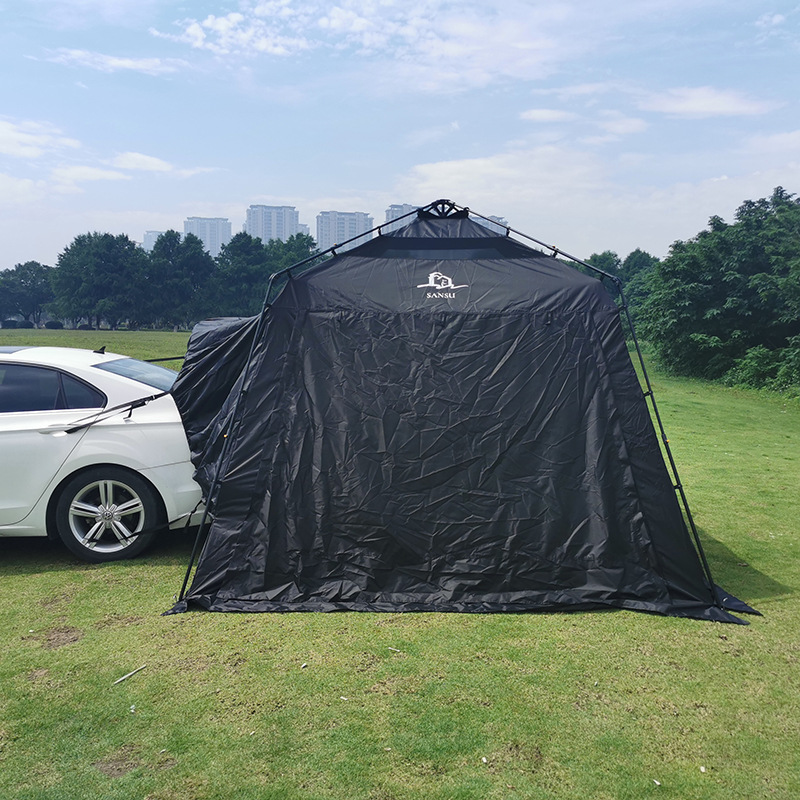 5-8 Person Automatic Telescopic Pole Camping Tent Suv Extendable Waterproof Quick-Open Trunk Portable Tent
