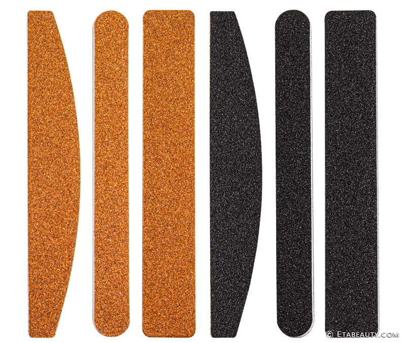 本色海绵抛光砂纸指甲锉美甲搓条指甲打磨条