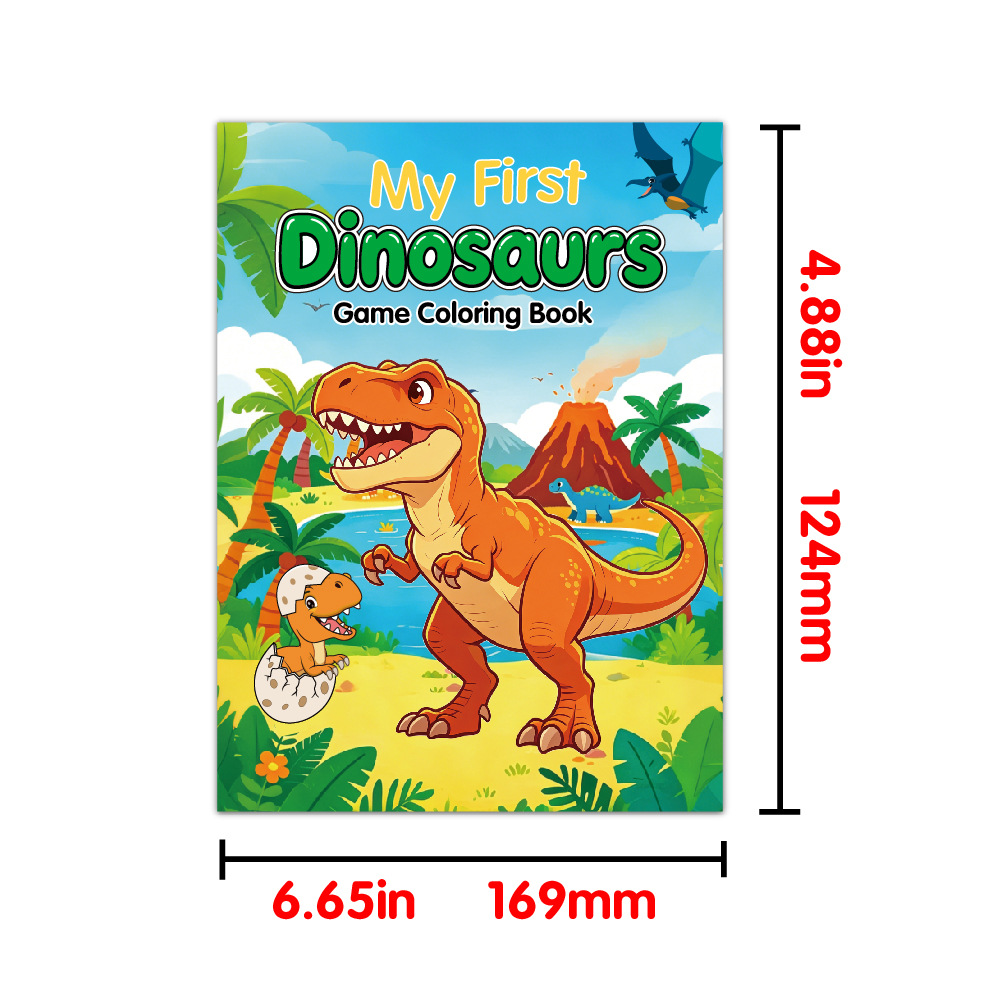 Libro de Colorear y Juegos para Niños Papel Educativo para Fiestas y Juegos Infantil image 8