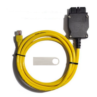 E-Sysicom Is Used for F Chassis: Avtomobil diaqnostika alətləri - enet-square-head-with-u-disk