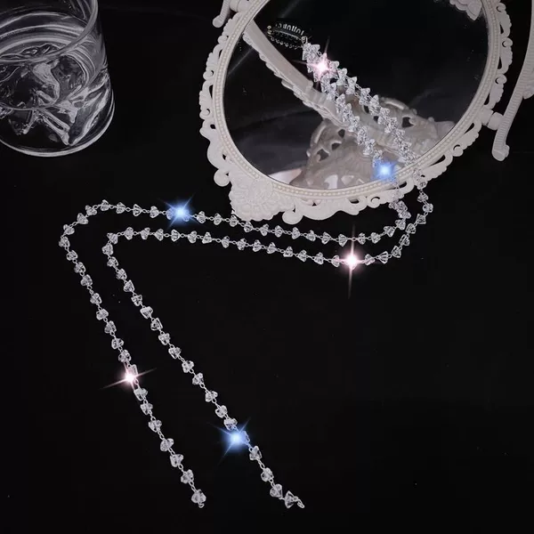 Imitation of crystal compilation chain (one and 2 pieces)