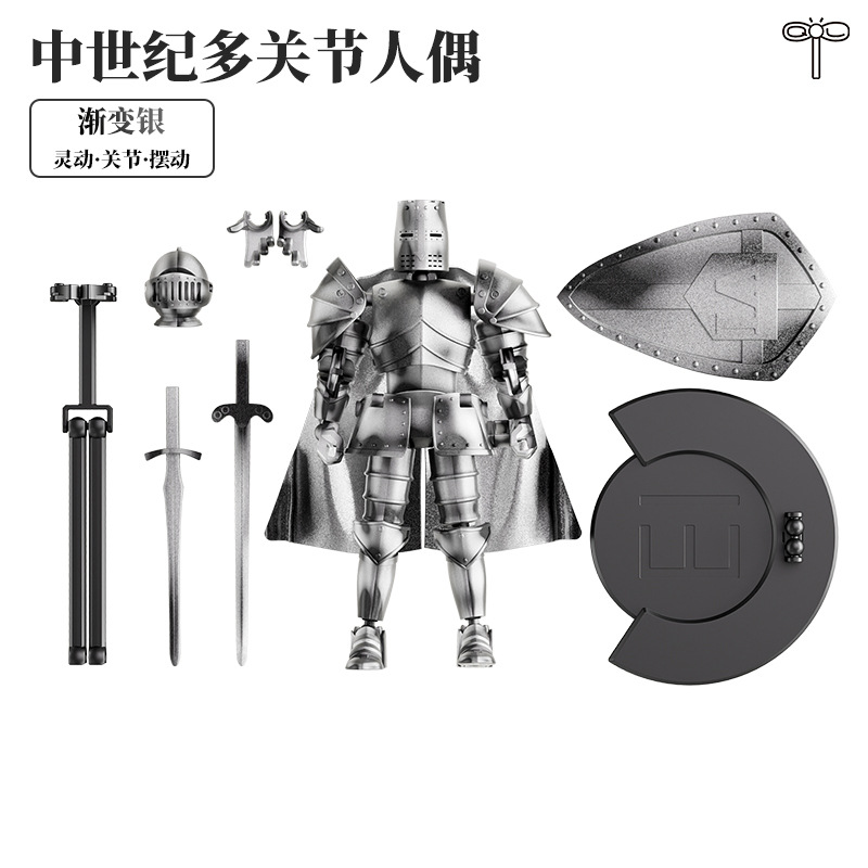 Juguete de modelo multiarticulable multi-mórfico transfronterizo ángel articulado humano descomprimido robot de quinta generación