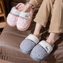 棉拖鞋女款秋冬季2025新款室内家居软底保暖毛绒月子防滑棉拖女士