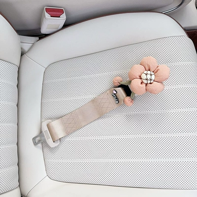 Other Automotive Interior Supplies – Holder for Girls - beige-maternity-anti-strangle-safety-belt-orange-sunflower