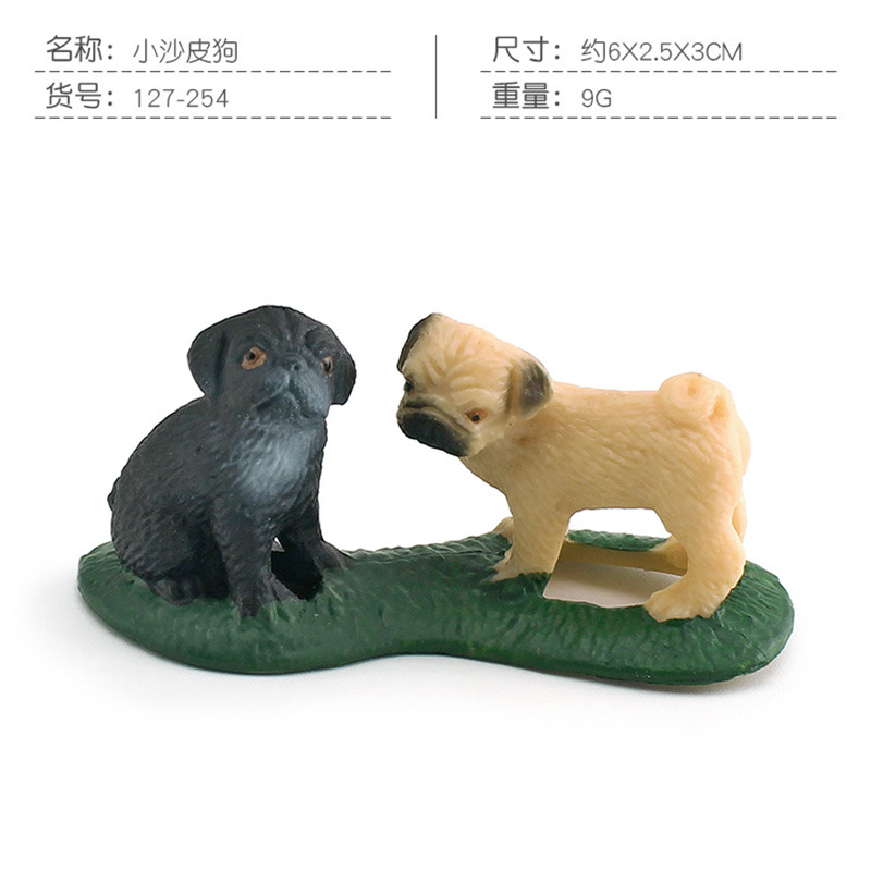 Modelo de perro de simulación transfronteriza adornos estáticos sólidos hechos a mano Golden Retriever cachorro Labrador Retriever Shiba Inu