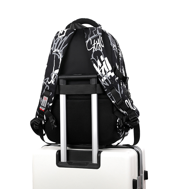 Mochila para hombre Mochila de viaje simple y de gran capacidad Ocio japonés estudiante de secundaria estudiante de secundaria estudiante universitario mochila escolar masculino