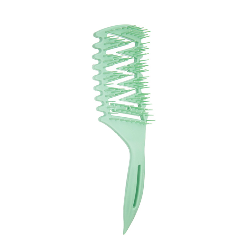 Hot sale cabello WANMEI hueco pein de modelado multifuncional extrusor de pasta de cola afilada pein flojo rebote rizado