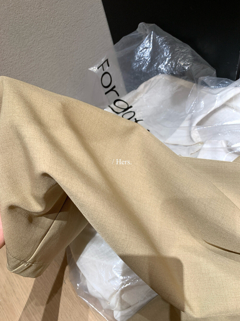 Quần culottes nữ ống rộng dáng suông vải rũ mềm mại — màu đen, màu kaki chi tiết 17